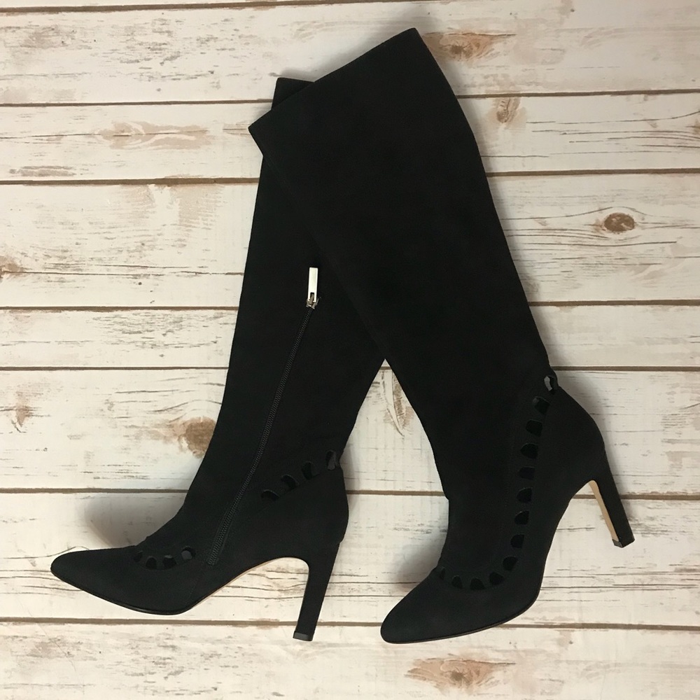 New! Aquatalia Suede Knee High Boot 50